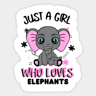 Funny Elephant Lover Sticker